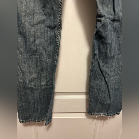 Levis 505 Mens Jeans Size 36 Mid Rise Regular Fit Straight Leg Denim Inseam 32" - Picture 7 of 13